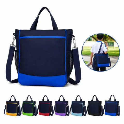 Customizable 2-in-1 Tote Messenger Bag for Commute & Travel 2