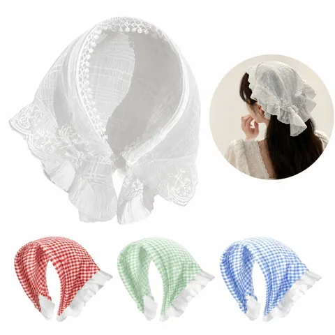 Chiffon Scarf Headbands for Women, Soft Breathable Hair 2