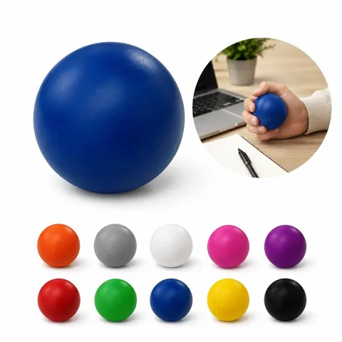 Squeezable Stress Ball 2.5" Textured Grip Hand Exerciser 2
