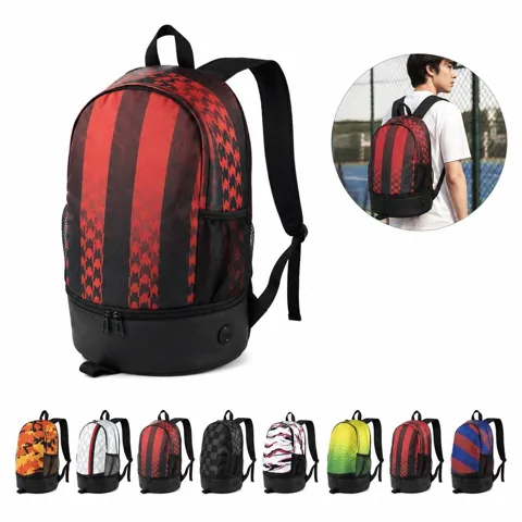 Large-Capacity Sports Backpack with Shoe Compartment 2