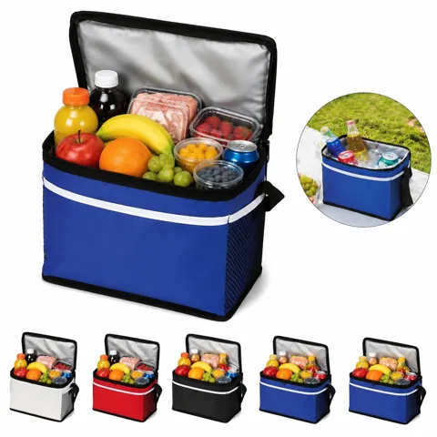 Insulated Oxford Lunch Cooler Bag with Front Pocket 2