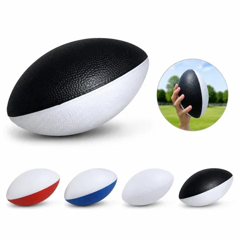 Mini Foam Football Stress Ball, Dual-Color Squeeze Toy for Everyday Use 2