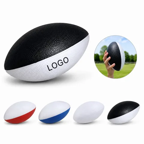 Mini Foam Football Stress Ball, Dual-Color Squeeze Toy for Everyday Use