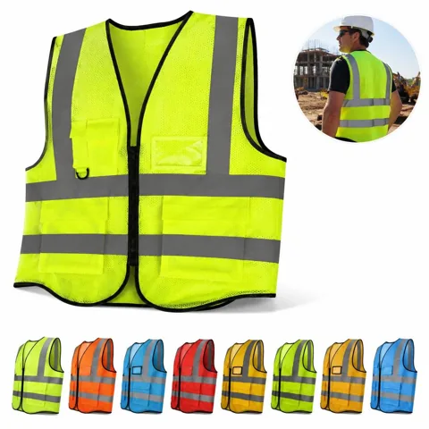 High-Vis Reflective Safety Vest for Night Work & Running 2
