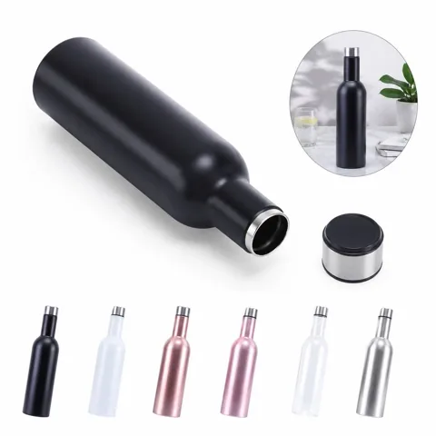 25oz Insulated Stainless Steel Wine Bottle with Leak-Proof 2