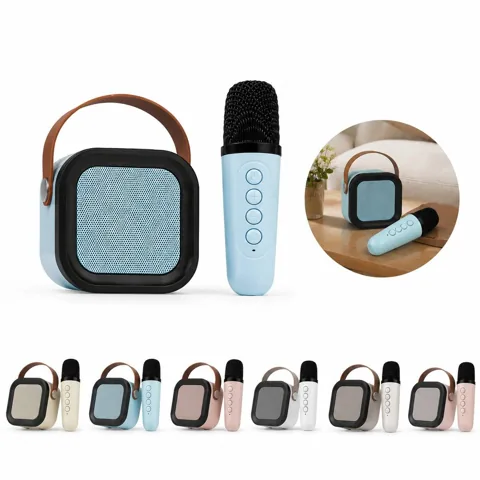 Portable Wireless Speaker with Built-in Mic for Calls & 2