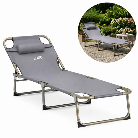 Foldable Office Nap Lounge Chair with Padded Support
