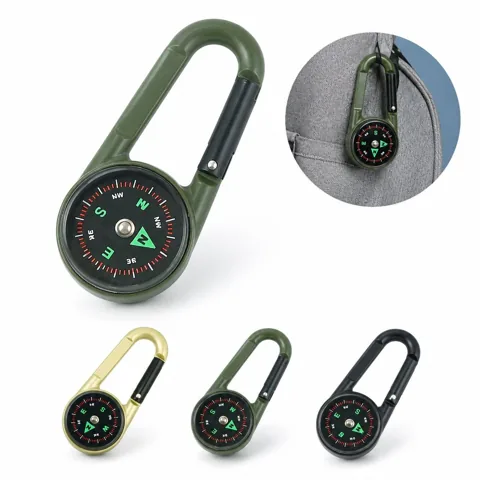 Keychain Survival Compass with Luminous Dial for Outdoor 2