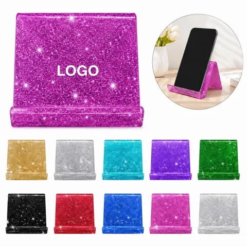 Portable Desk Business Card Holder with Clear Slotted