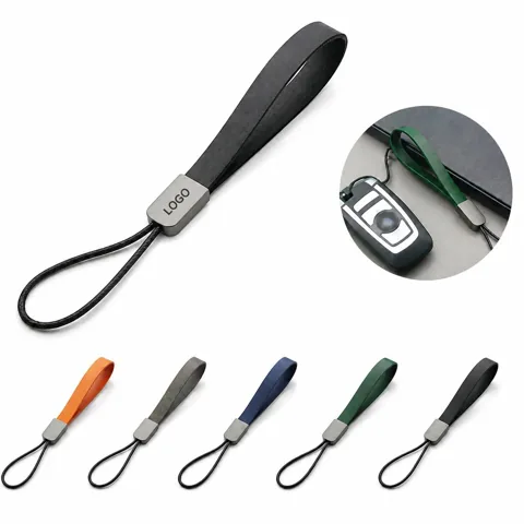 Multifunctional Leather Car Keychain with Bottle Opener &