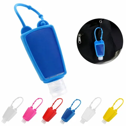 Refillable Silicone Hand Sanitizer Bottle with Liquid Level 2