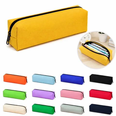 Large Oxford Pencil Case with Secure Zipper Closure 2