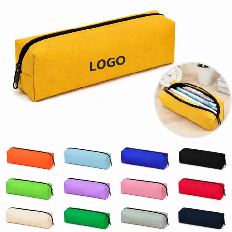 Large Oxford Pencil Case with Secure Zipper Closure