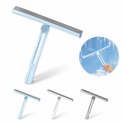 Folding Silicone Shower Squeegee with Flexible Rubber Blade 2