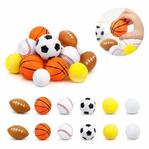 Foam Stress Relief Squeeze Balls for Hand Exercise and More 2