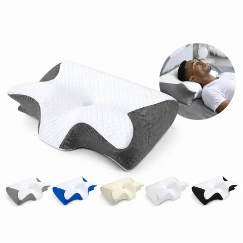 Orthopedic Memory Foam Pillow, Contoured Neck Support for Everyday Use 2