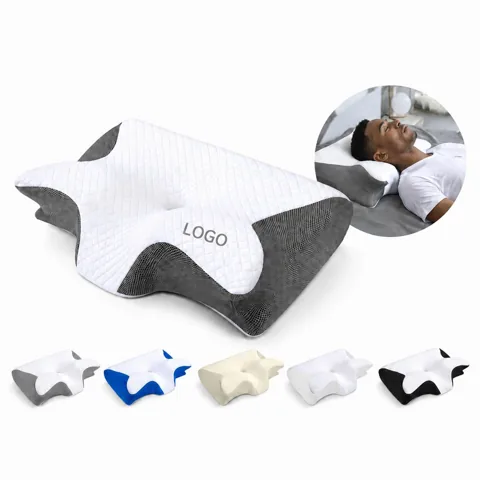 Orthopedic Memory Foam Pillow, Contoured Neck Support for Everyday Use