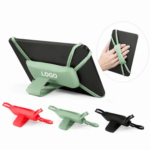 Flexible Silicone Tablet Grip Strap, Non-Slip Handheld