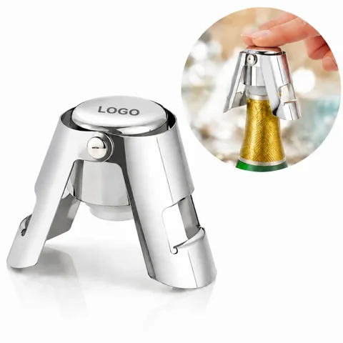 Stainless Steel Vacuum Champagne Stopper for Sparkling Wine