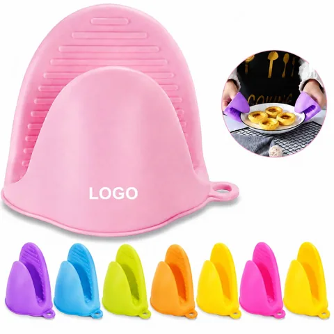 Heat-Resistant Silicone Oven Mitts with Non-Slip Grip