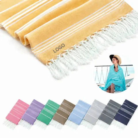 Oversized Sand-Free Turkish Cotton Bath Towel, Quick-Dry
