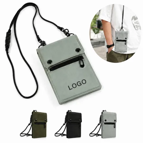 Waterproof Nylon Crossbody Bag with Adjustable Strap