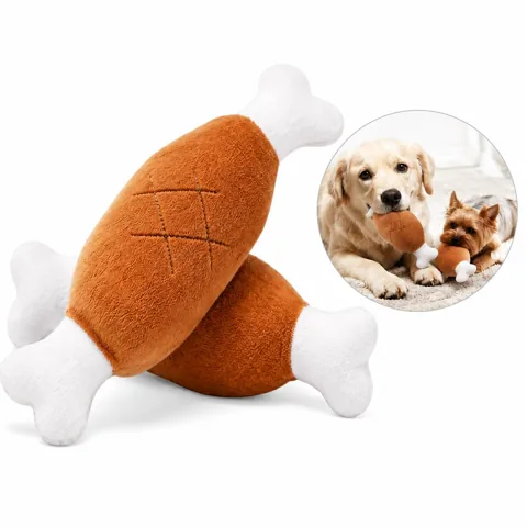 Realistic Chicken Leg Plush Toy, Soft Cuddly Bedtime Buddy 2