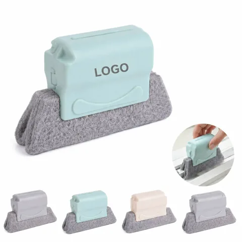 sliding-track cleaning brush with Angled Bristle Head