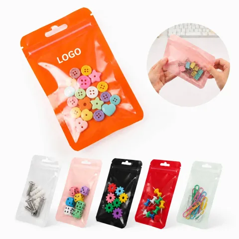 Mini Resealable Foil Pouch with Zip Lock for Storage
