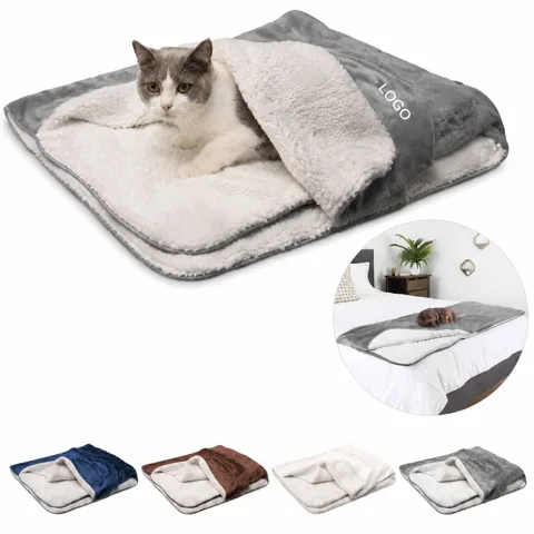 Lamb Fluff Cashmere Pet Blanket for Cats and Dogs