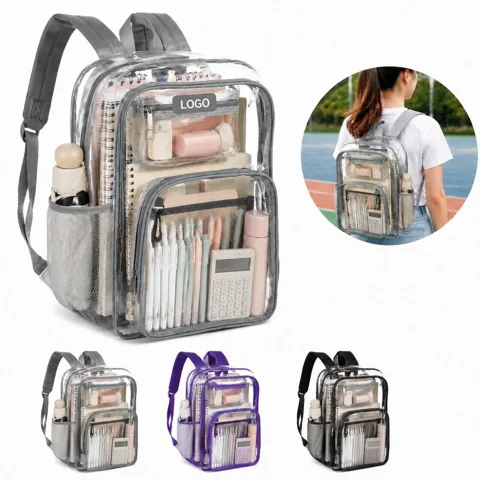 Waterproof Clear PVC Backpack for Travel & Daily Use