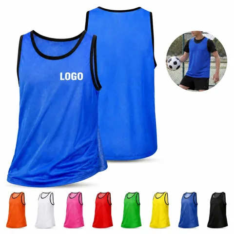 Mesh Training Vest XL for Soccer Basketball Scrimmage