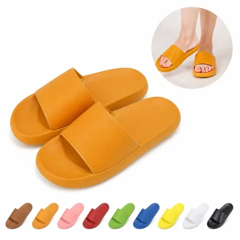 Anti-Skid PVC Slipper with Adjustable Strap for Indoor & 2