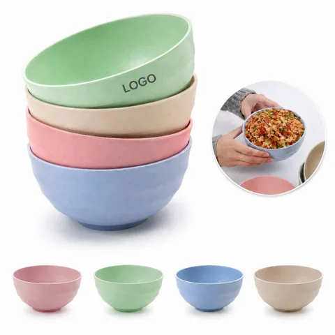 Eco-Friendly Reusable Wheat Straw Bowl for Everyday Dining
