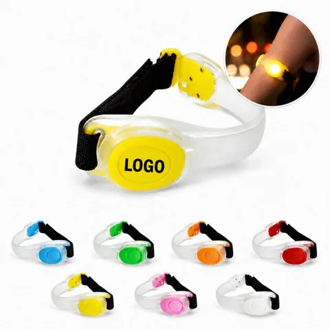Multi-Color LED Safety Armband with 3 Flashing Modes for Everyday Use