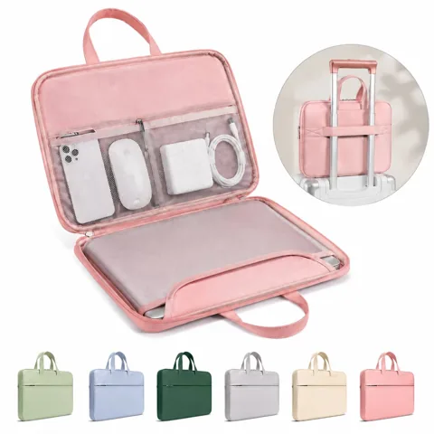 Waterproof PU Laptop Sleeve 15.6-inch Protective Carrying 2