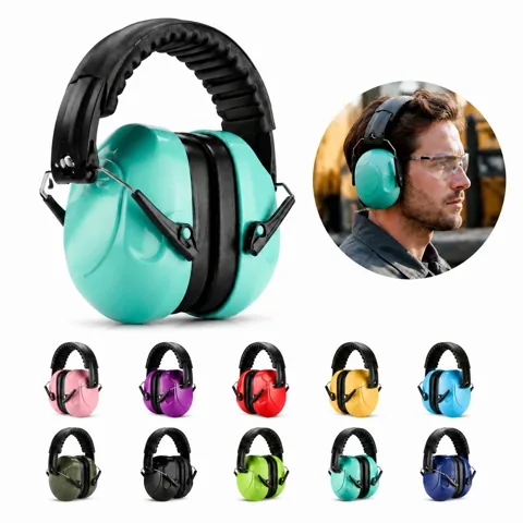 Comfort Noise Reduction Earmuffs NRR, Adjustable Foldable 2