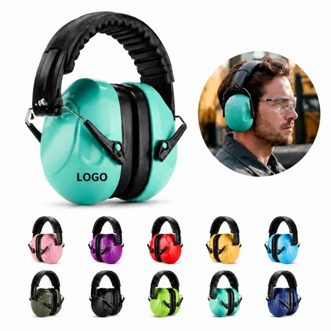 Comfort Noise Reduction Earmuffs NRR, Adjustable Foldable
