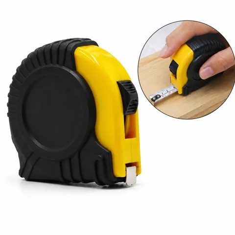 Mini 6FT Retractable Tape Measure Keychain with Metric & 2