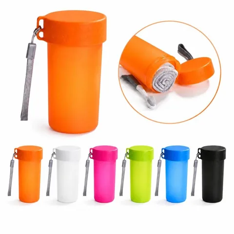 Frosted Plastic Water Cup with Secure Lid for Daily 2