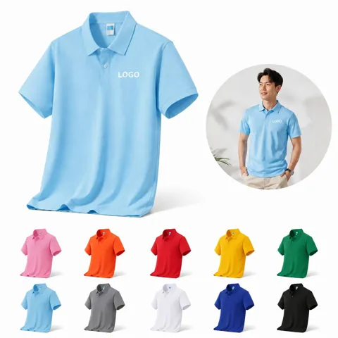 Men's Quick-Dry Polo Shirts for Golf & Active Wear