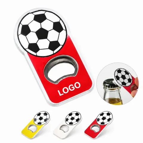 Soccer Ball Magnetic Bottle Opener with Strong Magnet for Everyday Use