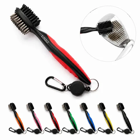 Retractable Golf Club Groove Cleaner Brush for Deep Cleaning