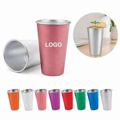 16 oz Color Changing Aluminum Stadium Cup, Reusable
