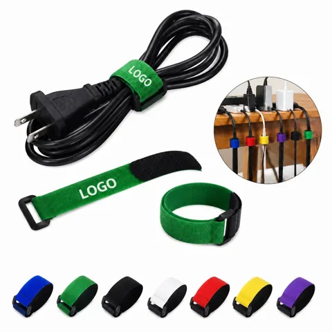 Reusable Hook and Loop Cinch Straps Cable Organizer for Everyday Use