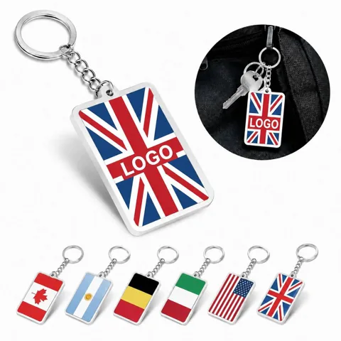 Mini Fan Acrylic Keychain with Cooling Breeze, Customizable