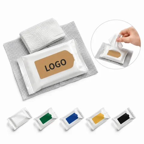 Custom Logo Pre-Moistened Wet Wipes for Personal & Surface