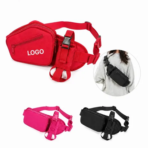 RFID Running Belt with Bottle Holder, Reflective for Safety