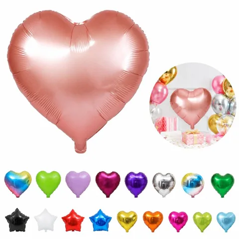 18 inch Metallic Foil Balloon for Party Decor, Self-Sealing 2