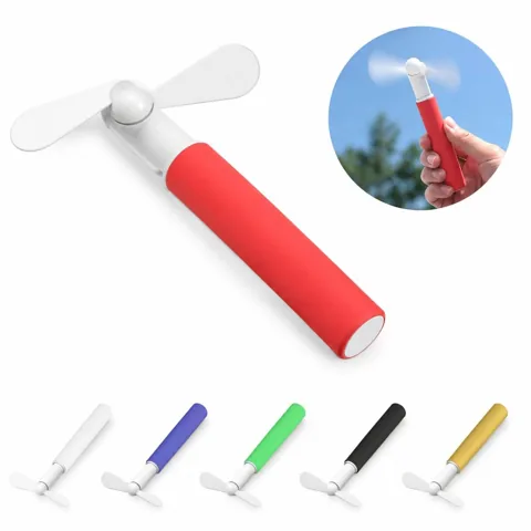 Silent Pocket Mini Fan with 2 AAA Batteries, Portable 2